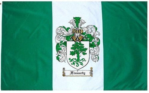 Finnarty family crest coat of arms flag