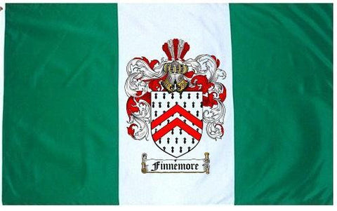 Finnemore family crest coat of arms flag