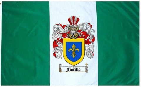 Fiorillo family crest coat of arms flag