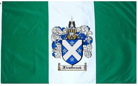 Firstbrook family crest coat of arms flag