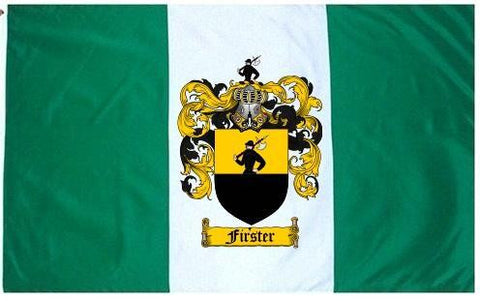 Firster family crest coat of arms flag