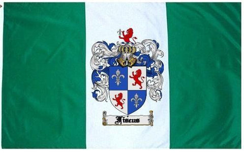 Fiscus family crest coat of arms flag