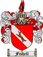 Fishell coat of arms family crest download