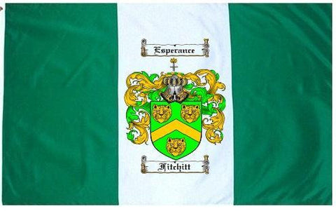 Fitchitt family crest coat of arms flag