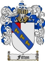 Fitton coat of arms family crest download