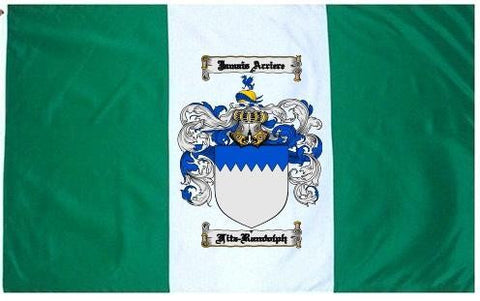 Fitz family crest coat of arms flag