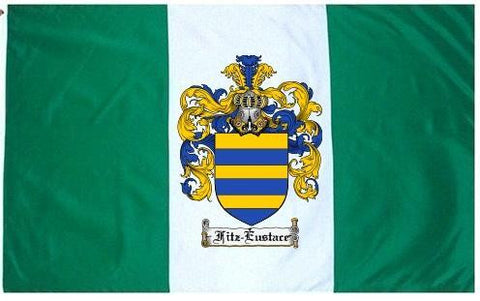 Fitz Eustace family crest coat of arms flag