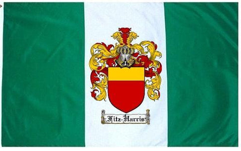 Fitz Harris family crest coat of arms flag