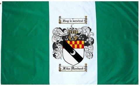 Fitz Herbert family crest coat of arms flag