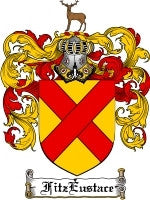 Fitzeustace coat of arms family crest download