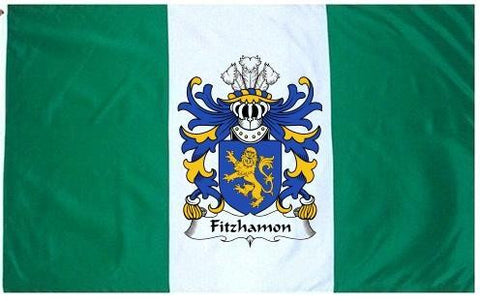 Fitzhamon family crest coat of arms flag