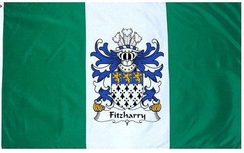 Fitzharry family crest coat of arms flag