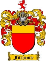 Fitzhenry coat of arms family crest download