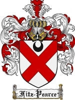 Fitzpearce coat of arms family crest download