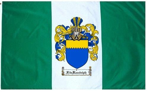 Fitzrandolph Coat of Arms Flag / Family Crest Flag – Family Crests ...