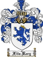 Fitzrery coat of arms family crest download