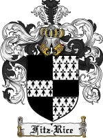 Fitzrice coat of arms family crest download