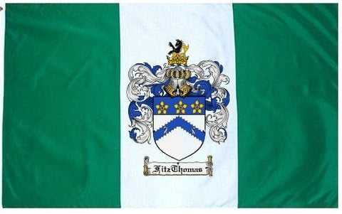Fitzthomas family crest coat of arms flag