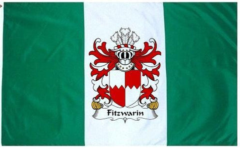 Fitzwarin family crest coat of arms flag