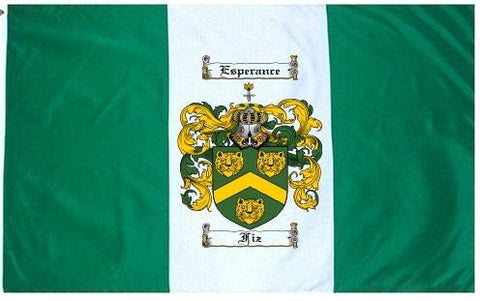Fiz family crest coat of arms flag