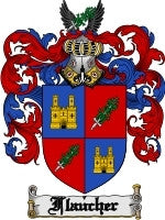 Flaucher coat of arms family crest download