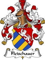 Fleischauer coat of arms family crest download
