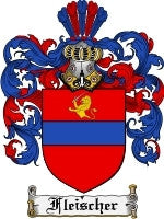 Fleischer coat of arms family crest download