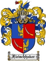 Fleischhaker coat of arms family crest download