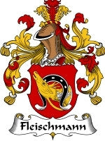 Fleischmann coat of arms family crest download