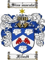 Flindt coat of arms family crest download