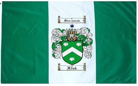 Flink family crest coat of arms flag