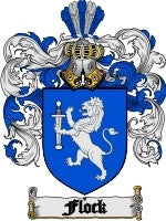 Flock coat of arms family crest download