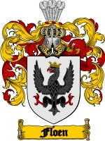 Floen coat of arms family crest download