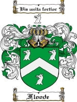 Floode coat of arms family crest download
