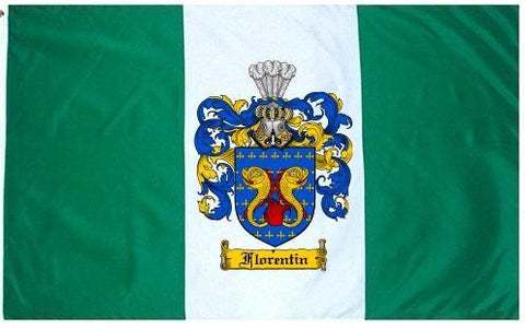 Florentin family crest coat of arms flag