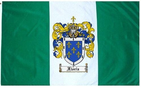 Floriz family crest coat of arms flag