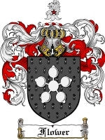 Flower coat of arms family crest download