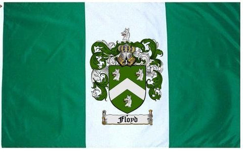 Floyd family crest coat of arms flag