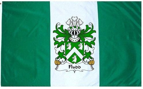 Fludd family crest coat of arms flag