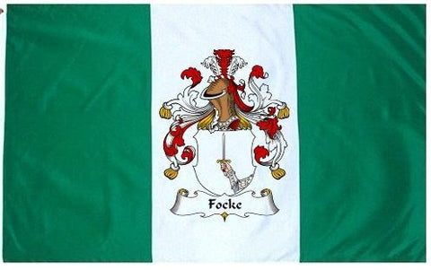 Focke family crest coat of arms flag