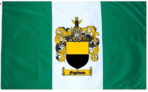 Fogelman family crest coat of arms flag