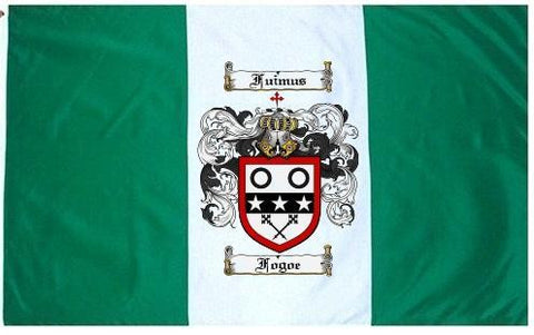 Fogoe family crest coat of arms flag