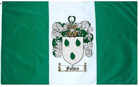 Folden family crest coat of arms flag