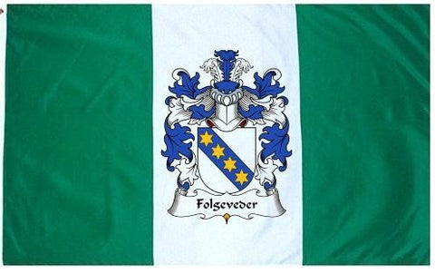 Folgeveder family crest coat of arms flag