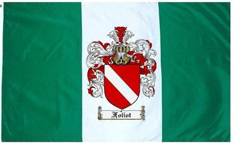 Foliot family crest coat of arms flag