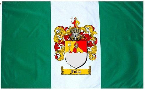Folse family crest coat of arms flag