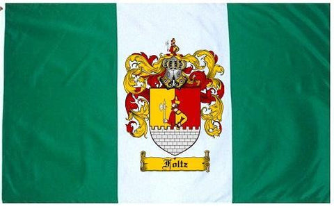 Foltz family crest coat of arms flag