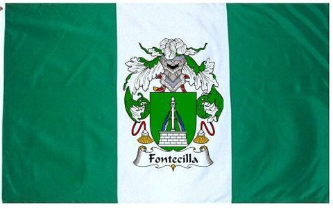Fontecilla family crest coat of arms flag