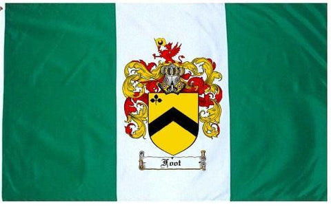 Foot family crest coat of arms flag