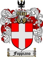 Foppiano coat of arms family crest download